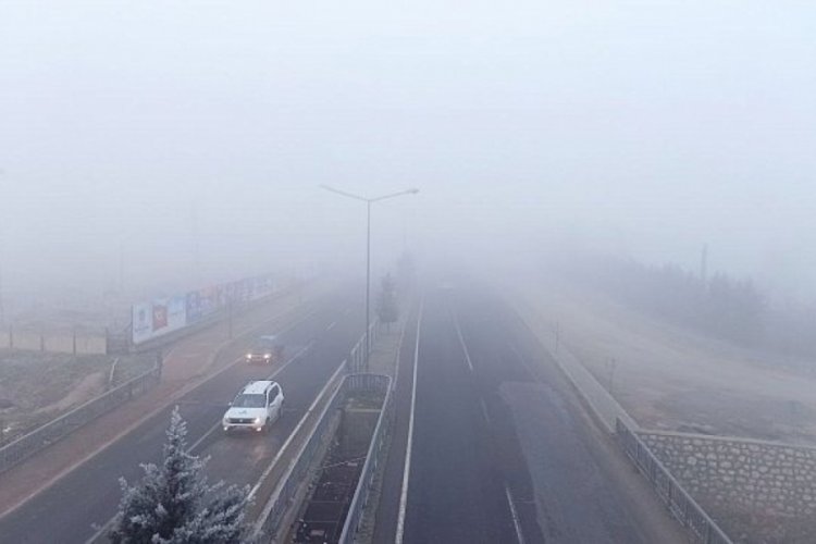 Malatya'da yoğun sis! Trafikte aksamalar meydana geldi