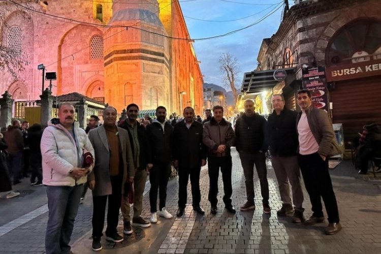 Bursa MUŞSİAD, yılın ilk namazında Ulucami'de buluştu