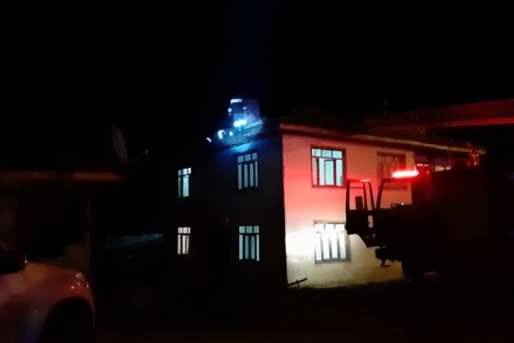 Bolu'da baca yangınına erken m&uuml;dahale faciayı &ouml;nledi