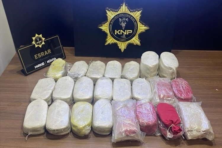 Konya'da uyuşturucu operasyonunda 5 zanlı tutuklandı