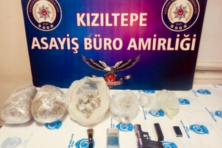 Mardin'de uyuşturucu ve tabanca ele ge&ccedil;irildi! 1 tutuklama