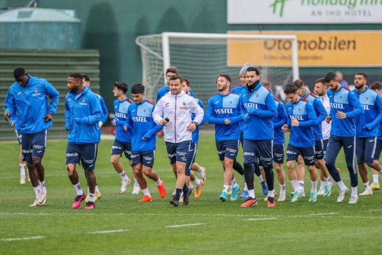 Trabzonspor, MKE Ankarag&uuml;c&uuml; ma&ccedil;ı hazırlıklarına devam etti