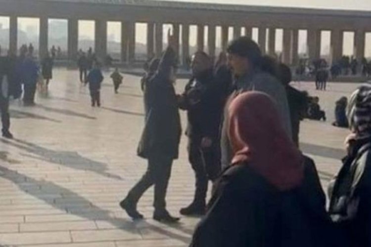 Anıtkabir'deki g&ouml;r&uuml;nt&uuml;ler tepki &ccedil;ekmişti! Ş&uuml;pheli tutuklandı