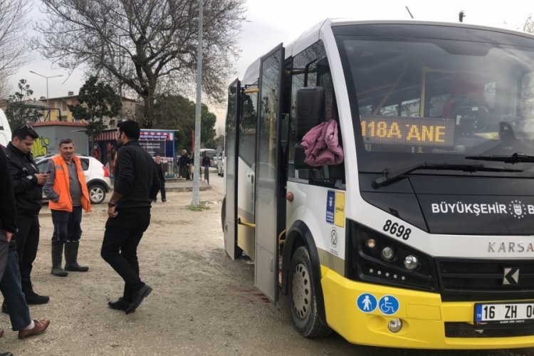 Bursa'da şof&ouml;re bı&ccedil;aklı saldırı!