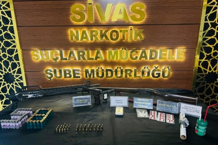 Sivas'ta uyuşturucuya ge&ccedil;it yok! 1 tutuklu