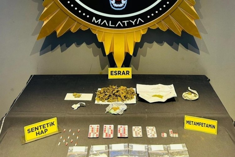 Malatya'da uyuşturucu satıcılarına operasyon! 13 g&ouml;zaltı