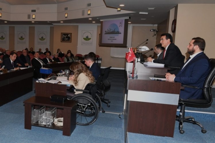 Bursa'da Osmangazi Belediyesi Ocak Ayı Olağan Meclis Toplantısı yapıdlı