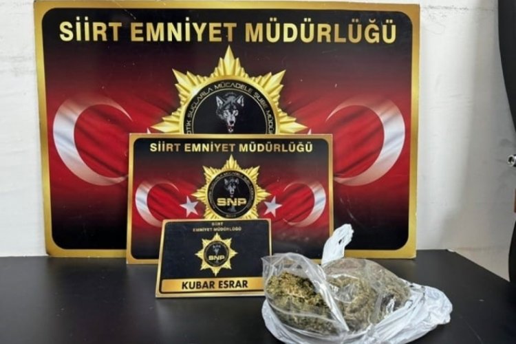 Siirt'te uyuşturucu operasyonu! 9 kişi yakalandı