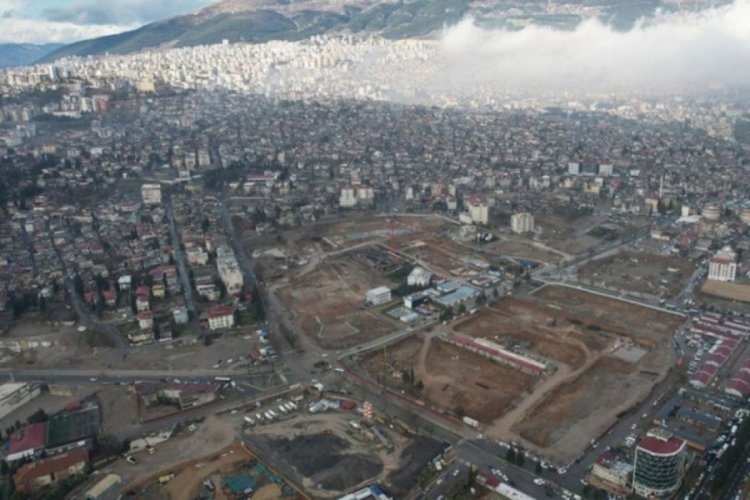 Depremin merkezi Kahramanmaraş 11 ay sonra havadan g&ouml;r&uuml;nt&uuml;lendi