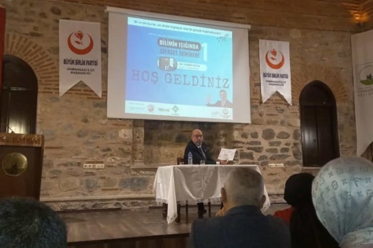 BBP Osmangazi'den "Bilimin Işığında Siyaset Semineri"