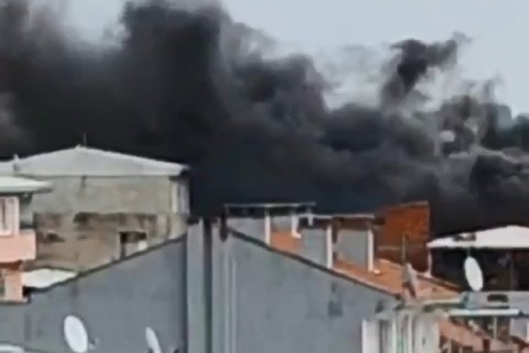 Bursa'da &ccedil;atı yangını!