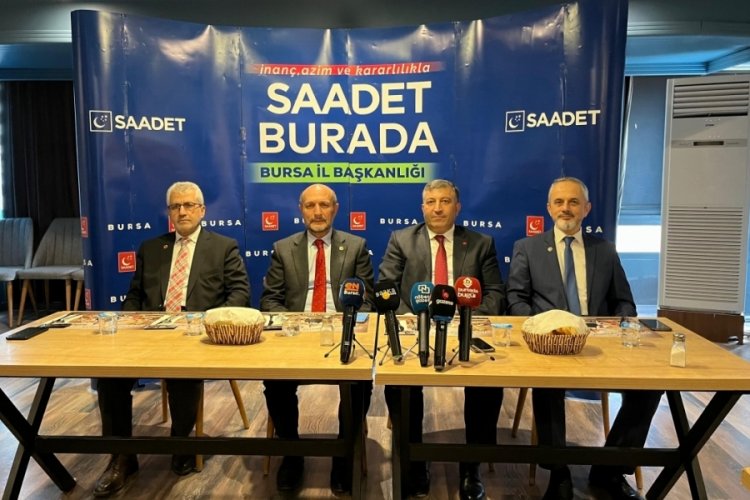 Saadet Partisi Bursa'dan değerlendirme toplantısı