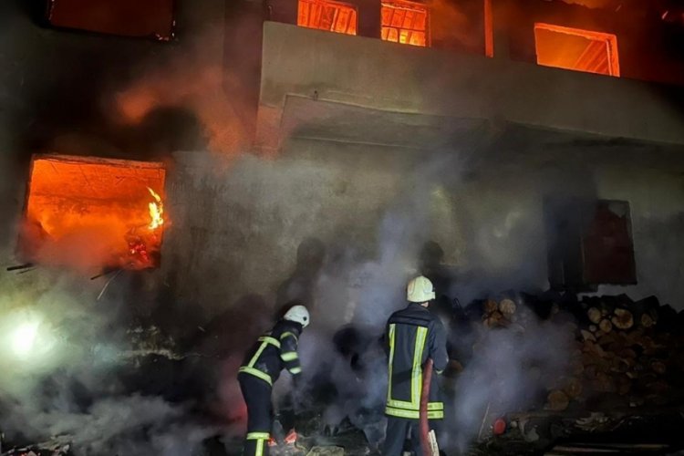 Tokat'ta yangın: Müstakil ev küle döndü