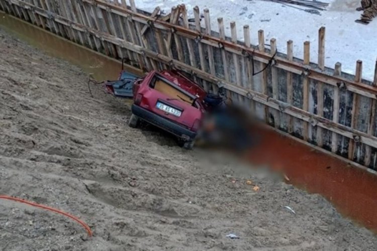 Otomobil viyad&uuml;k inşaat temeline u&ccedil;tu: 3 &ouml;l&uuml;