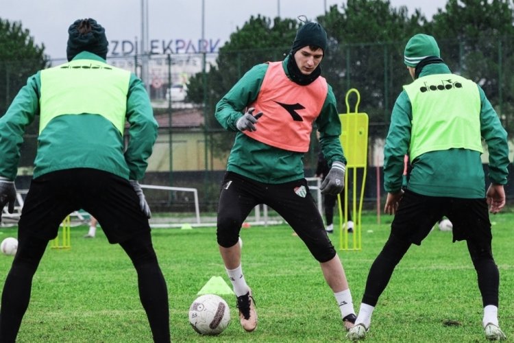 Bursaspor taktik idman yaptı