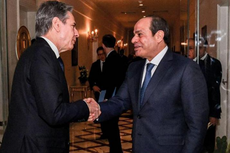 Blinken, Mısır Cumhurbaşkanı es-Sisi ile g&ouml;r&uuml;şt&uuml;