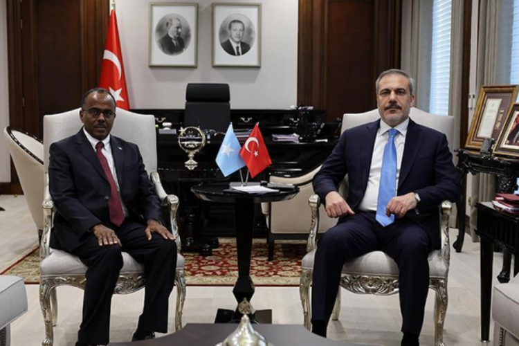 Bakan Fidan, Somalili mevkidaşı Balad ile g&ouml;r&uuml;şt&uuml;