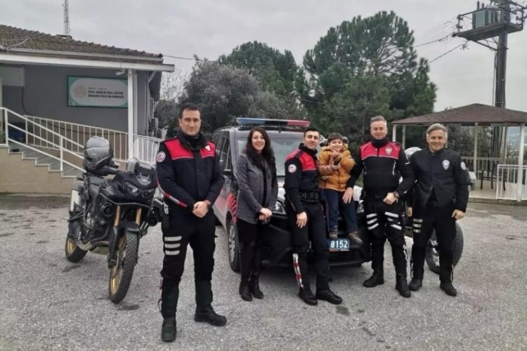 Bursa'da k&uuml;&ccedil;&uuml;k Melih'in hayali ger&ccedil;ek oldu