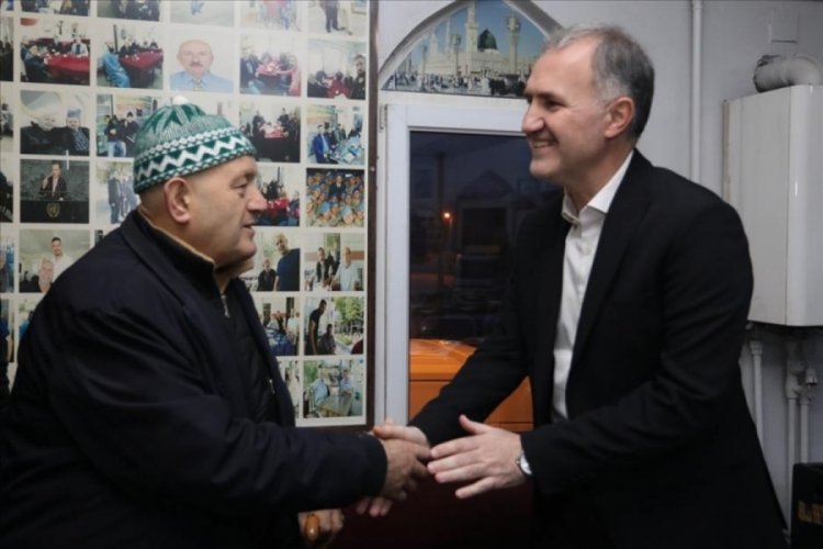 İneg&ouml;l'de Bereket Sofrası H&uuml;rriyet Camii'nde kuruldu