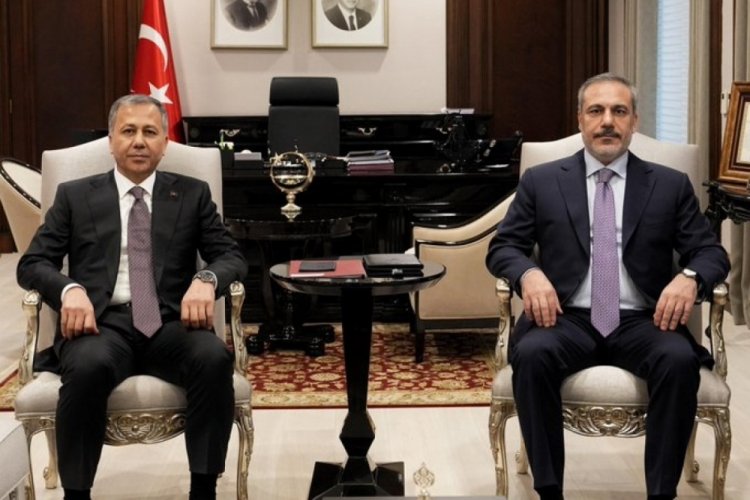 Yerlikaya'dan, Hakan Fidan'a ziyaret