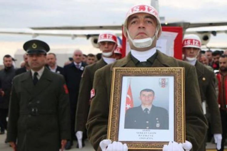 Şehit Uzman &Ccedil;avuş Serkan Sayin'a memleketi Adıyaman'da veda