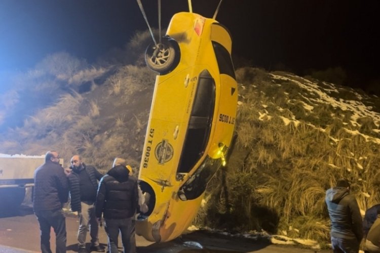 Sinop'ta buzlanma kazaya neden oldu: 1 yaralı