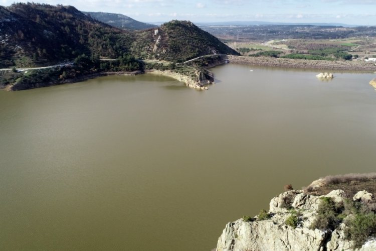 &Ccedil;anakkale'nin Atikhisar Barajı'nda doluluk artıyor