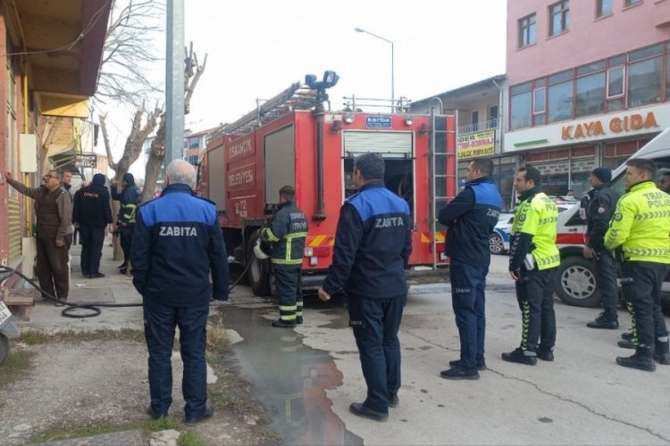 &Ccedil;orum'da korkutan yangın