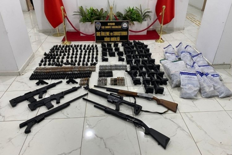 Konya'da silah operasyonu: 4 tutuklama