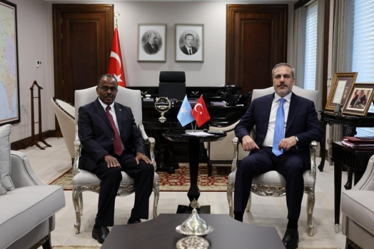 Bakan Fidan, Ali Omar Balad ile g&ouml;r&uuml;şt&uuml;
