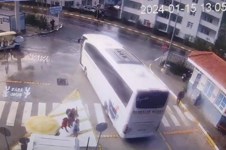 Mersin'de devrilen otob&uuml;s&uuml;n Marmaris otogarındaki g&ouml;r&uuml;nt&uuml;leri ortaya &ccedil;ıktı