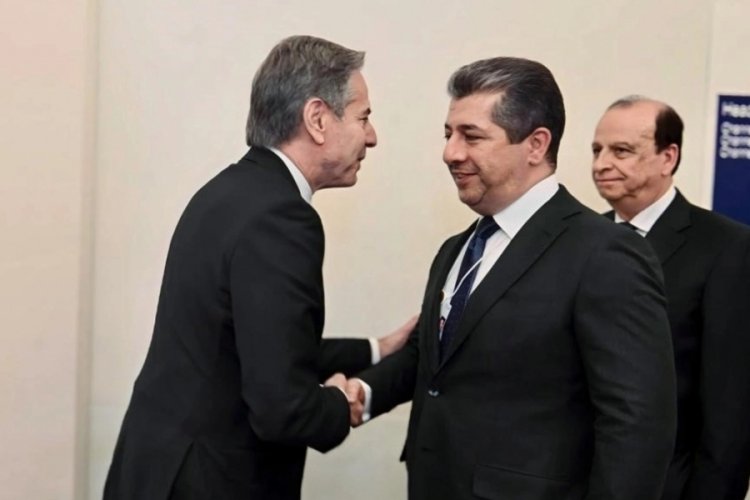 ABD Dışişleri Bakanı Blinken, IKBY Başbakanı Barzani ile bir araya geldi