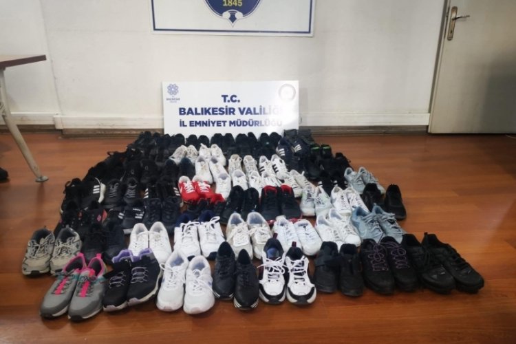 Balıkesir'de evlere dadanan ayakkabı hırsızı yakalandı