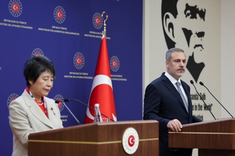 Hakan Fidan, Japonya Dışişleri Bakanı Kamikawa Yoko ile g&ouml;r&uuml;şt&uuml;