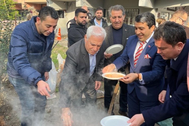 Bozbey ve Aydın'dan &Ccedil;arşamba Pazar Alanı'nda esnaf ziyareti