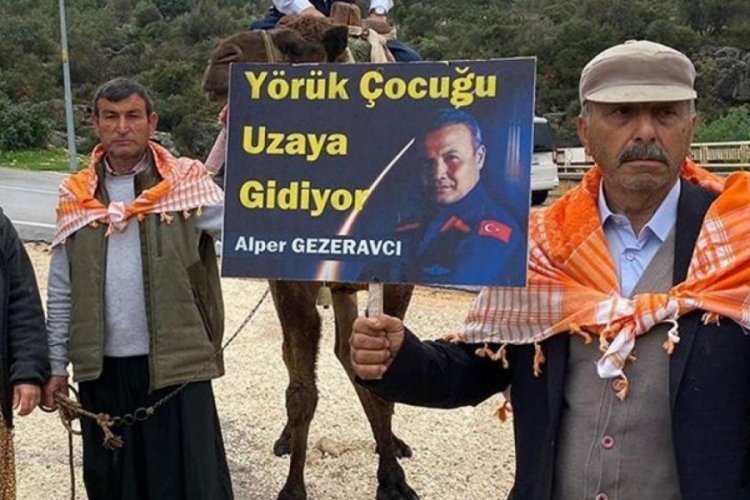 Y&ouml;r&uuml;klerden ilk T&uuml;rk astronot Alper Gezeravcı'ya destek