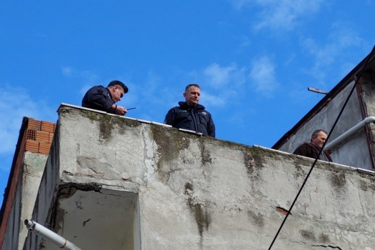 Samsun'da kardeşlerin &ccedil;anak anten tartışması! 1 &ouml;l&uuml;