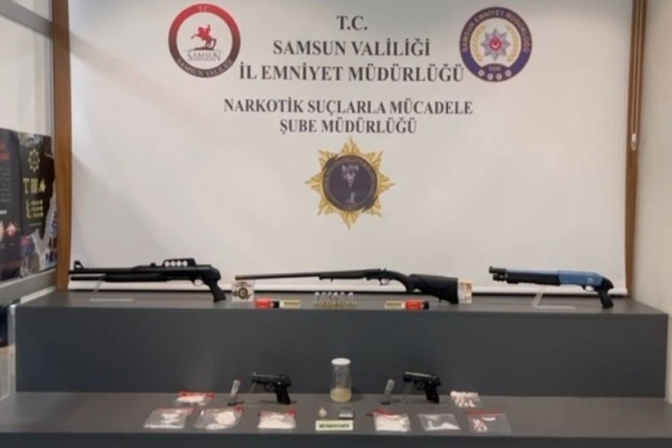 Samsun'da narkotik polisinden uyuşturucu operasyonu! 3 g&ouml;zaltı