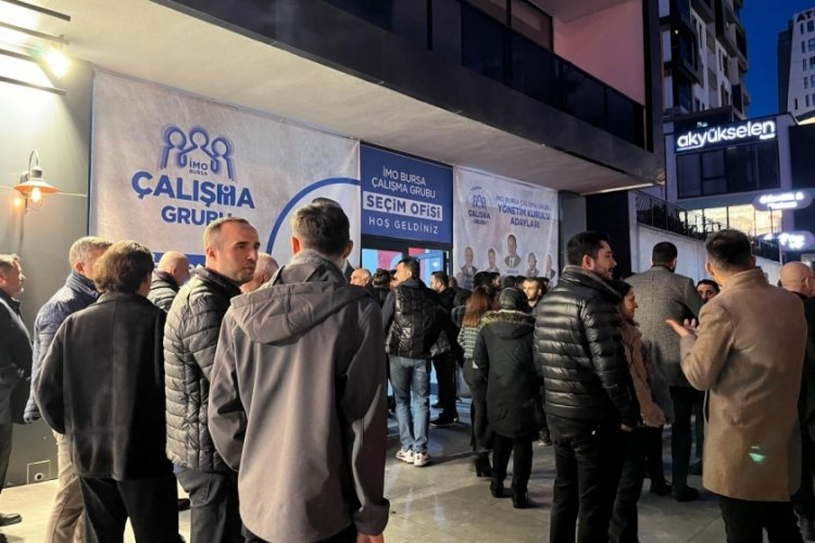 İMO Bursa &Ccedil;alışma Grubu se&ccedil;im ofisini hizmete a&ccedil;tı