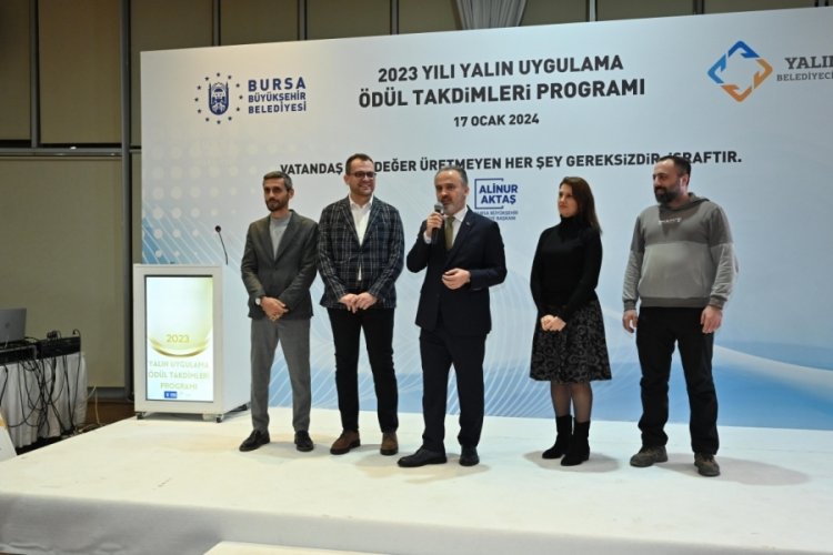 Bursa B&uuml;y&uuml;kşehir yalın &ccedil;alışmaları &ouml;d&uuml;llendirdi