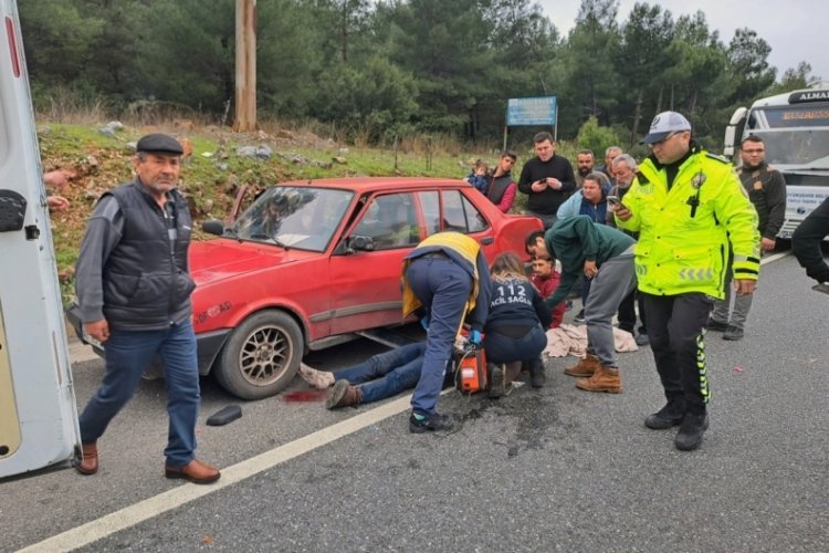 Muğla'da kaza, biri ağır iki yaralı