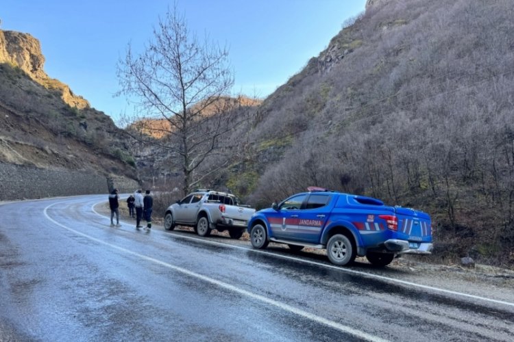 Artvin'de otomobil dereye yuvarlandı: 1 yaralı