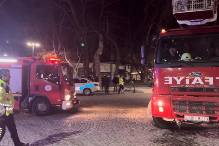 Sinop'ta apartman boşluğuna atılan sigara yangına neden oldu