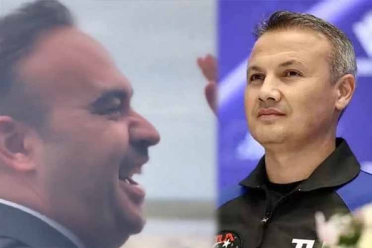 Roketin fırlatıldığı an Bakan Mehmet Fatih Kacır'ın tepkisi