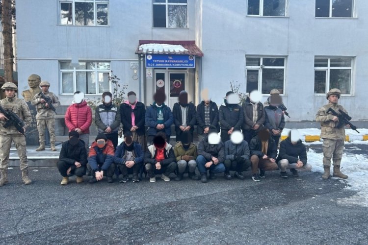 Bitlis kırsalında 18 ka&ccedil;ak g&ouml;&ccedil;men yakalandı