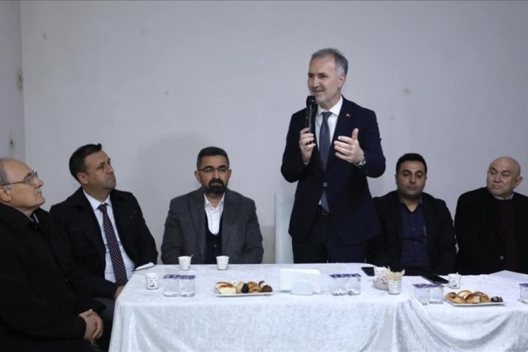 Bursa İneg&ouml;l Başkanı Alper Taban'dan Alinur Aktaş'a teşekk&uuml;r