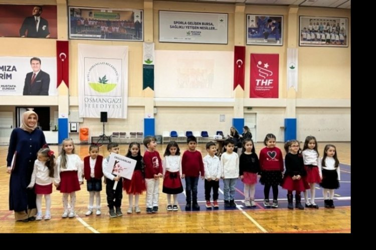 Osmangazi Belediyesi'nden Koza &Ccedil;ocuk Akademisi'nde karne heyecanı
