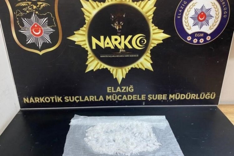 Elazığ'da &uuml;zerinde uyuşturucuyla yakalandı, tutuklandı