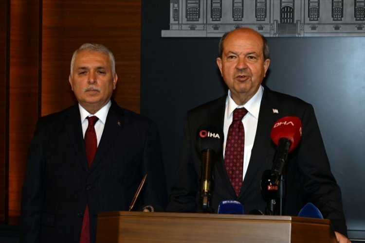 Ersin Tatar: KKTC'nin temelinde Kıbrıs halkının egemenlik hakkı vardır