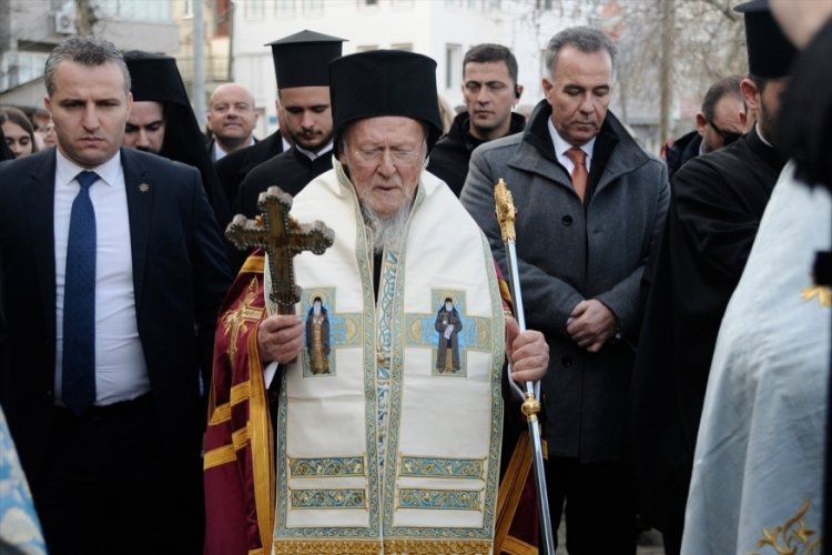 Fener Rum Patriği Bartholomeos, Bursa'da ayin y&ouml;netti